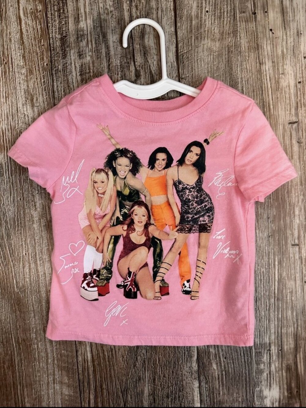 Spice Girls - Kids Pink T-Shirt Graphic Tee - perfect condition!